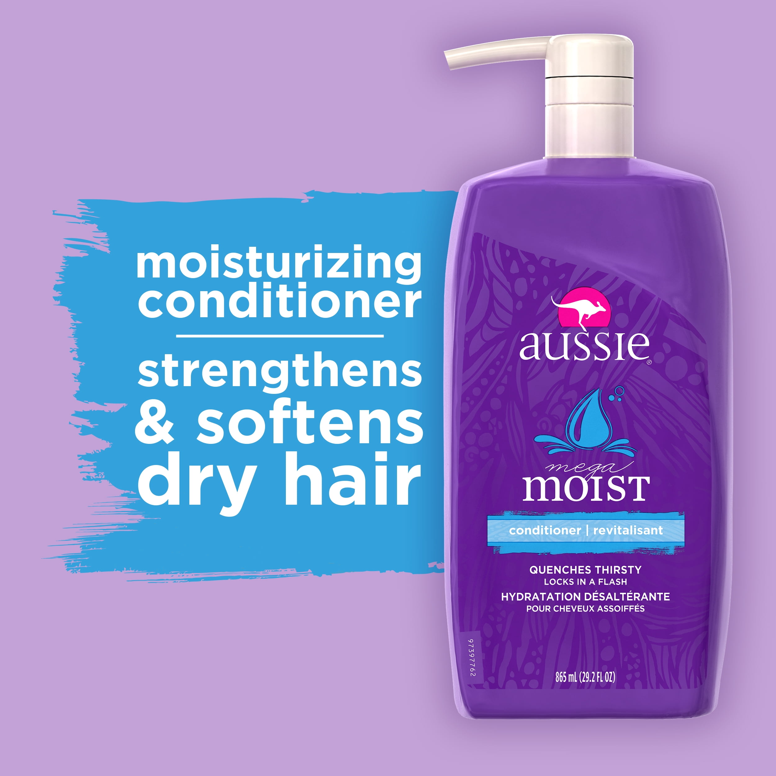 Aussie Mega Moist Conditioner with Pump, 29.2 fl oz