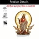 thumbnail image 4 of Seyotauo Acrylic Craft Ornament, Easter/Christmas Tabletop Beautiful 2D Ornament for Tabletop Decoration for Mantel Bedroom Shelf Fireplace, Religious Gift to Family and Friends, Devout Home Decor, 4 of 6