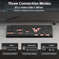 thumbnail image 3 of Node75  Mechanical Keyboard, 75% Hot Swappable Custom Low Profile Keyboard, 84  Computer Gaming Keyboards, Supports  Gestures, PBT Keycaps, RGB Backlit, /2.4GHz/USB-C, 3 of 6