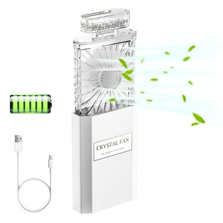 

Portable Handheld Fan with Fragrance Discs 3 Speeds Mode Mini Fan Portable USB Rechargeable Fan Small Pocket Fan Travel Feature Portable Fan Rechargeable for Women Travel Outdoor (Whitr)