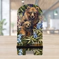 thumbnail image 3 of Designocracy 892092-JB 6 x 3 x 3 in. Grin & Bear it Grizzly Mother & Cub Cell Phone Stand Wildlife Decor with Wood Mobile Holder Organizer, 3 of 11