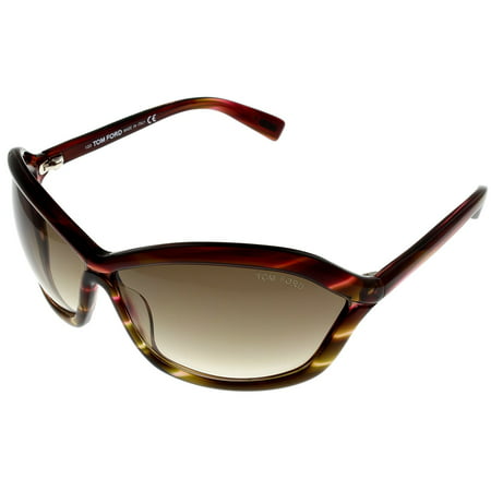 Tom Ford Sunglasses Women TF 0122 95P Havana Oval Size: Lens/ Bridge/ Temple: 71-9-120