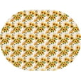 thumbnail image 2 of Oval Tablecloth 52 x 70 Inch, Sunflower Flower Tablecloth for Oval Table, Fabric Wrinkle Free Washable Waterproof Tablecloth Oval Table Cloth for Kitchen Dining Room Table, 2 of 5