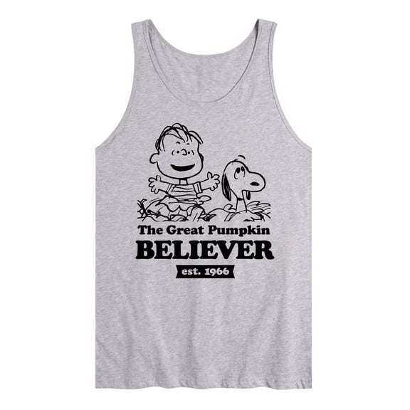 Peanuts - The Great Pumpkin Believer - Men's Jersey Tank Top