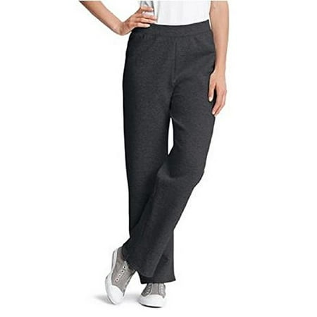 Hanes - Hanes Women's ComfortBlend Fleece Sweatpants (Large, Ebony ...