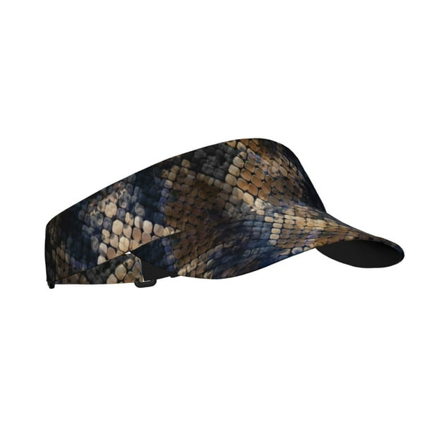 Balery Watercolor Snake Skin Gorra deportiva con visera ajustable para mujer y hombre (talla única)