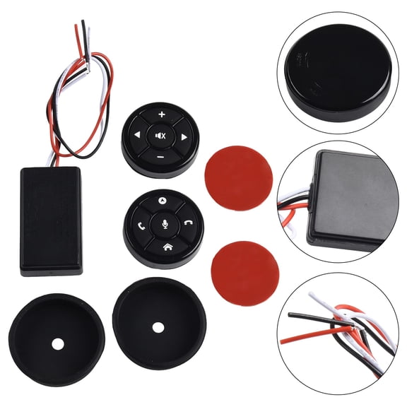 2X Universal Wireless Remote Control Car Steering Wheel Button Car DVD Player Radio GPS Navigation Multi-function Switch Button