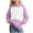 Purple, variant on Cethrio Girls Hoodies with Pockets, Casual Loose Fashion Long Sleeve Pullover Sweatshirts Purple Size 14-16