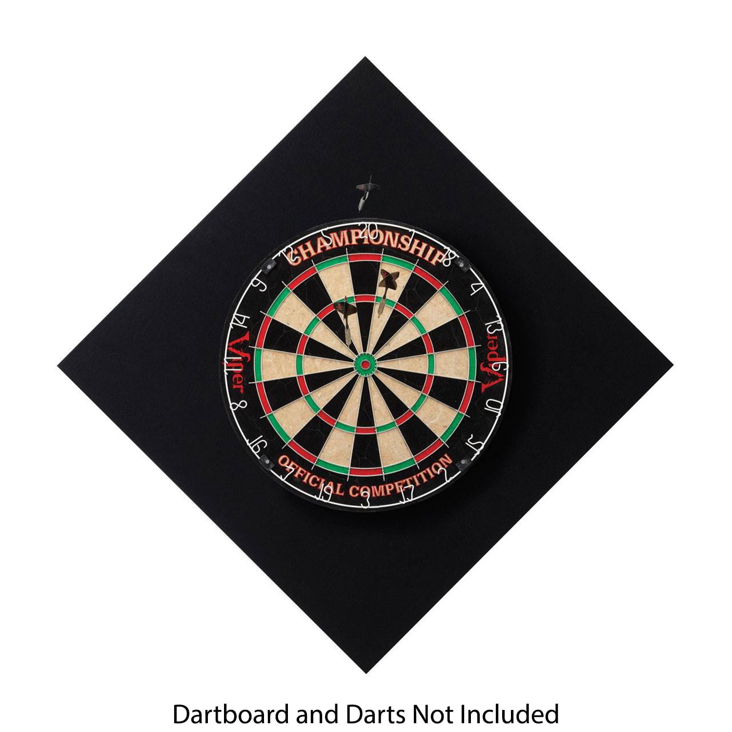 Viper EVA V-Foam Steel Tip Dart Wall Protector Backing Surround Backboard, Black