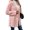 Pink, variant on Sorvello Fleece Jacket Women Zip Up Jacket with Pockets Oversized Long Faux Sherpa Hoodies Fuzzy Jackets Warm Comfort Winter Coat Beige L