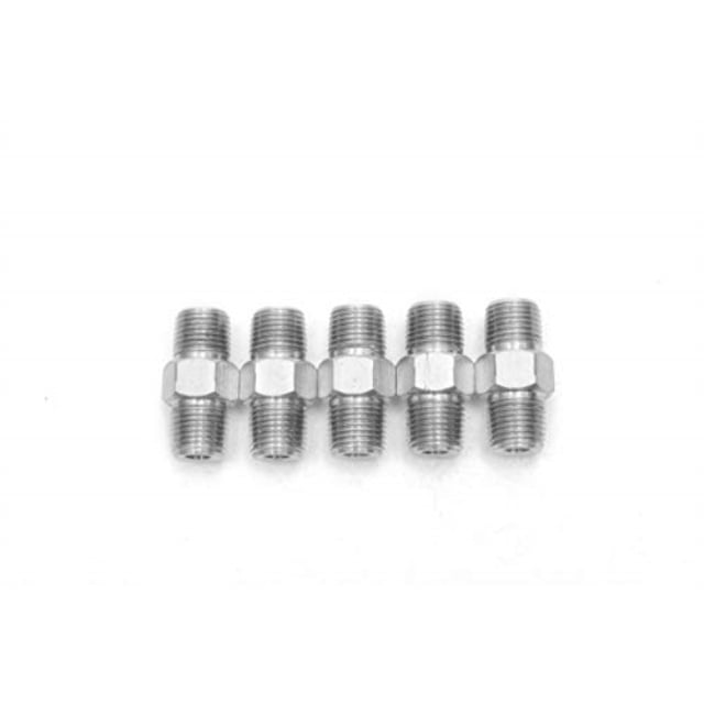Pack of 5 LTWFITTING Brass Pipe 10 Long Nipple Fittings 1/8 Male NPT Air Water
