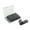 Clear Black, variant on Joernso Weekly Pill Organizer Storage Box Food Grade BPA Free Large Capacity Multiple Compartments Dustproof Portable Travel Pill Box