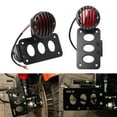 thumbnail image 4 of Ximing Motorcycle License Plate Bracket LED Brake Tail Light Universal Aluminum Alloy, 4 of 10