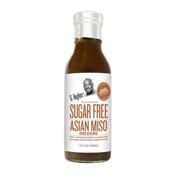 G Hughes Sugar Free Asian Miso Dressing, 12 fl oz
