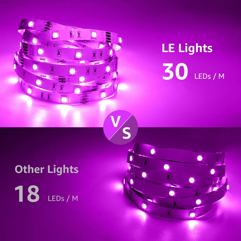  Lepro RGB LED Strip Lights, Christmas Decor, 16.4ft