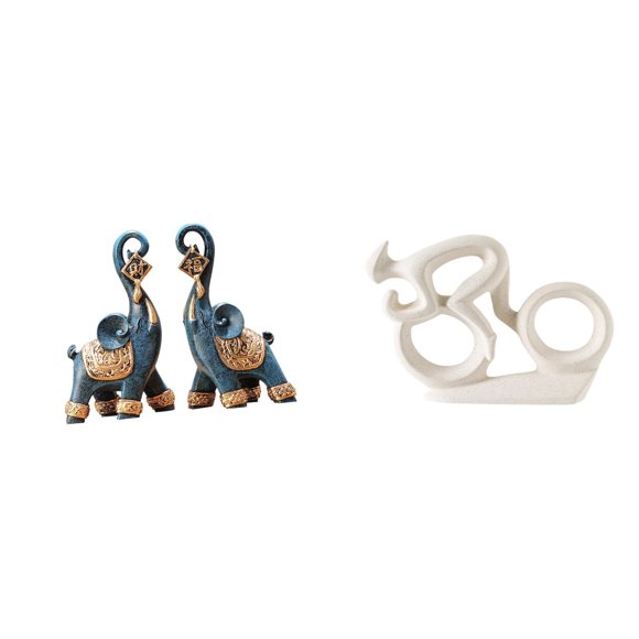 Figura Moderna De Porcelana Con Elefante Y Bicicleta Deportiva, Escultura Decorativa, Artesanía Coleccionable Para Escritorio, Estante, Oficina, Hogar, Chimenea, Librería, Decoración De