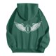 thumbnail image 3 of MHFRRA Sudadera con Capucha Informal para Hombre, Estilo Holgada, con Estampado de Fútbol, Cómoda y Cálida, para Uso Diario En Otoño E Invierno Verde oscuro, 3 of 4