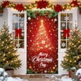 thumbnail image 5 of Uutvery Christmas Door Cover 35x72 Inches, Santa Claus Pattern with Durable Fabric,Xmas Door Hanging Decor for Indoor and Outdoor Holiday Decorations, 5 of 6