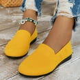 thumbnail image 3 of Dakaela Chaussures Ballerines pour Femmes Confort Bout Rond Chaussures Habillées en Tricot Marche Conduite Mocassins à Enfiler, 3 of 9