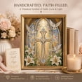 thumbnail image 6 of 2026 Pearl Diamond Art Painting Kits, DIY Special Shape Gem Art Craft Set with HD Canvas, Great for Adults Beginners Home Wall Decoration (Holy Cross), 6 of 8