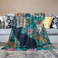 thumbnail image 2 of Qinduosi Cat Gifts Blanket " Bed Throw Blanket Soft Lightweight Cozy Warm Blankets for Kids Teens Men Women, 2 of 6