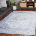 thumbnail image 3 of SAFAVIEH Tucson Tanja Oriental Machine Washable Area Rug, Light Gray, 3' x 5', 3 of 13
