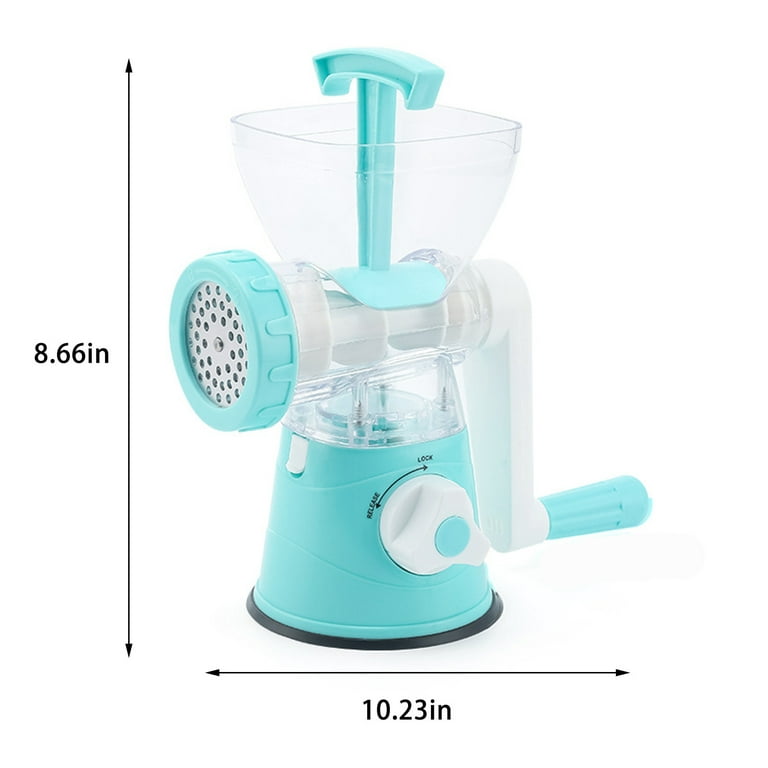 Huanyu Manual Meat Grinder Sausage Stuffer Filler Hand Crank Mincer  Stainless Steel Meat Processor Grinding Machine Ground Chopper Home Use for  Beef Chicken Rack chili etc. Dishwasher Safe - Yahoo Shopping