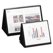 Lion Office Products Flip-N-Tell Horizontal Easel- 11in.x8-.50in.- Black