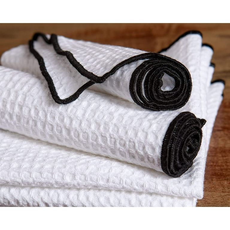 Kitchen Towels 100% Cotton Waffle Weave Dish Towel for Cleaning