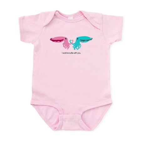

CafePress - Cuttle With You Body Suit - Baby Light Bodysuit Size Newborn - 24 Months