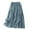 Blue #1, variant on pstuiky Skirt for Women , Women Solid Color Summer Double Cotton Linen Skirt Mid-Calf Skirt Leisure