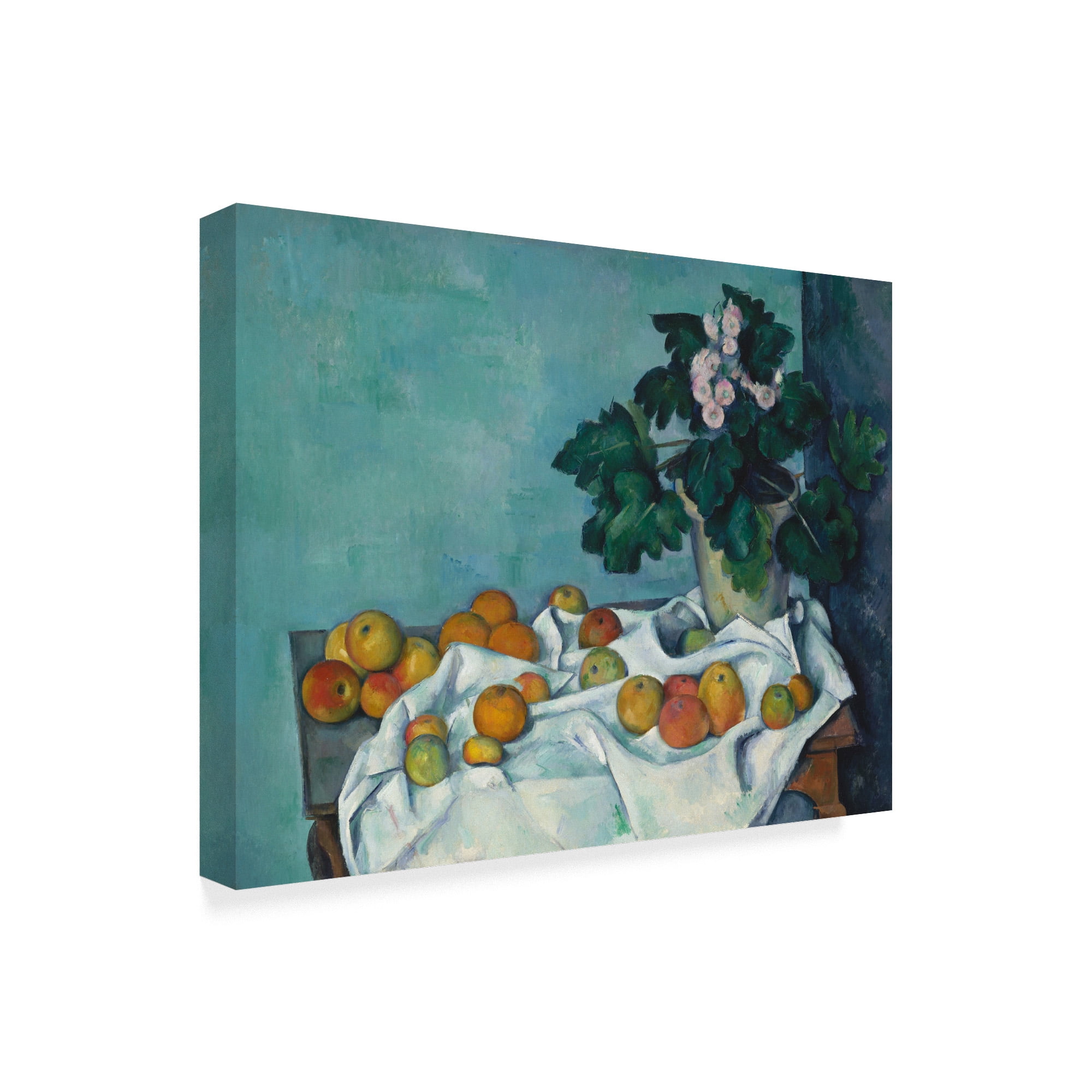 Trademark Fine Art 'A Pot Of Primroses' Canvas Art by Paul Cezanne