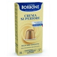 thumbnail image 3 of Caffe Borbone capsules (compatible with Nespresso® OriginalLine machines) - Crema Superiore aluminum pods - 100-pack / 10 packs of 10 - (Intensity 7/10), 3 of 8