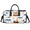 Black, variant on Herdesigns Nautical Sailboat Travel Duffle Bag for Men Women, Ocean Fish Gym Sport Bag Lightweight Waterproof Weekend Overnight Carry On Tote