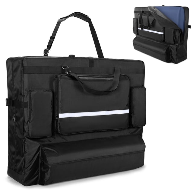 Bolsa de mesa de masaje LUXJA para 61 cm a 76 cm de ancho, color negro