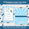 thumbnail image 6 of First Holy Communion (Light Skin, Blond Hair) Thank You Cards for Kids – 10 Cards with Envelopes – 4.5x5 Fill In the Blank Thank You Notes, Kids Birthday Party Stationery by Amanda Creation, 6 of 9