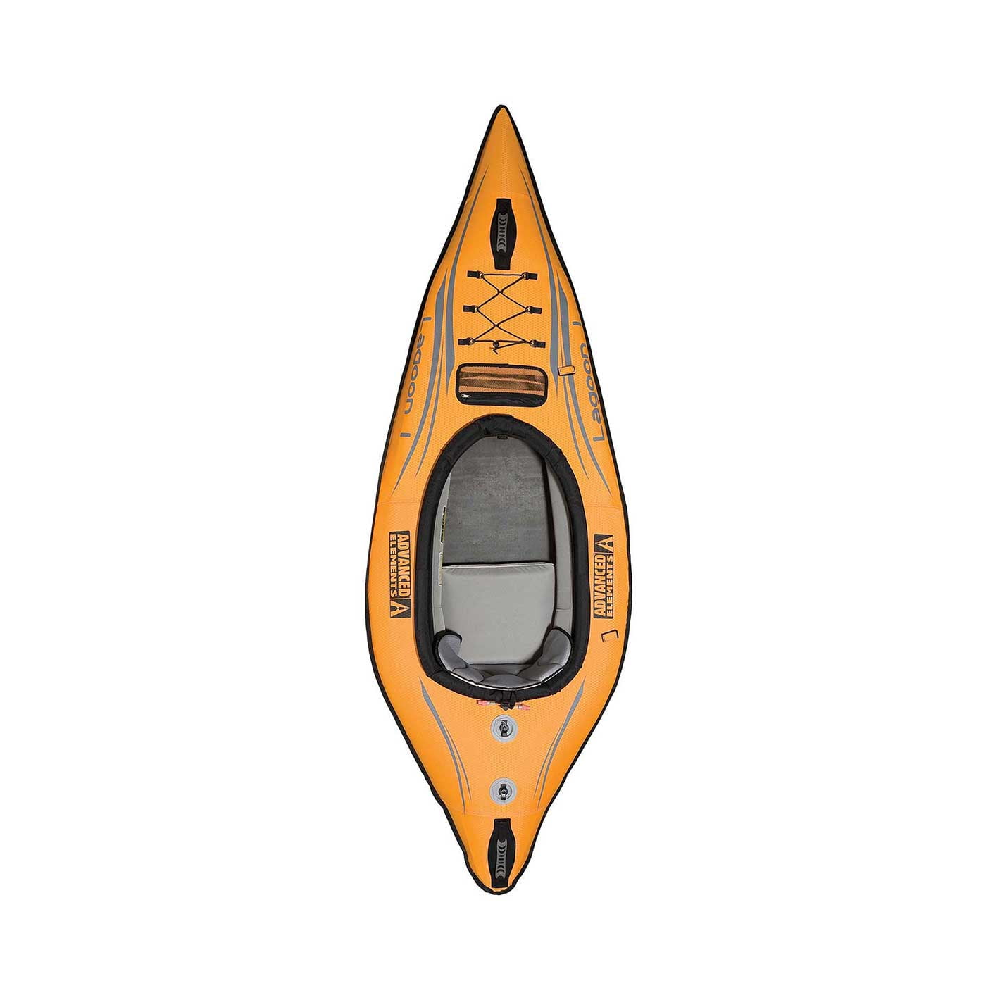 Advanced Elements Lagoon1™ - Recreational Inflatable Kayak with Pump - 8 ft - Orange