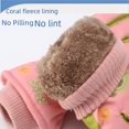thumbnail image 2 of Guantes de esquí para niños con forro polar, cálidos, gruesos, impermeables, a prueba de viento, resistentes al frío, para exteriores, nieve, invierno, guantes cálidos para niños, 2 of 6