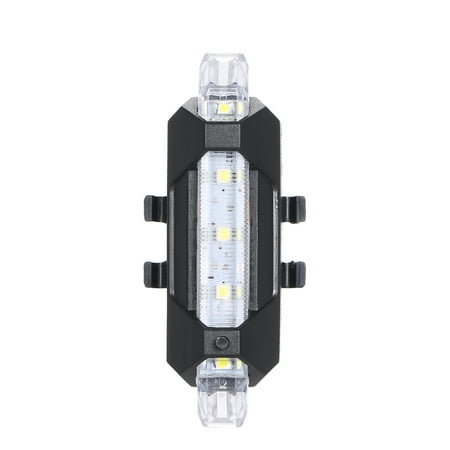 3.7V 0.5W USB Rechargeable LED Bike Light 4 Lighting Modes Bike Tail Light Built in 3.7V 150mah Lithium Battery Safety Warning Lamp for Road Bike Mountain Side