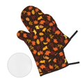 thumbnail image 2 of ZICANCN Oven Mitts and Pot Holders Sets, Autumn Fall Maple Leaves Baking Sets Kitchen Heat Resistant 4 Pieces, 2 of 8