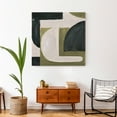 thumbnail image 4 of Creative Products Abstract With Green 36 x 36 Canvas Wall Art, 4 of 5