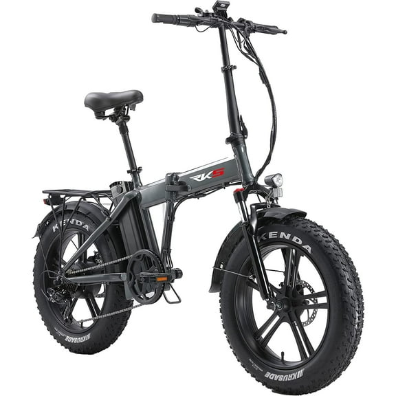 RKS 20" Electric Fat Tire Folding Bike, 750W