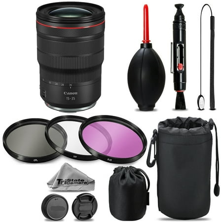 Canon RF 15-35mm f/2.8 L IS USM Lens + UV + FLD + CPL + Blower Brush + Lens Pen
