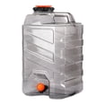 thumbnail image 1 of S SERENABLE Pichet d'Eau de Camping Distributeur de Boisson Étanche avec Robinet Réservoir d'Eau pour Activités de Plein Air Fourgonnette Randonnée Voyage Conduite 28 L, 1 of 9