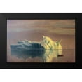 thumbnail image 2 of Bierstadt, Albert 18x13 Black Modern Framed Museum Art Print Titled - The Iceberg, 2 of 5