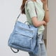 thumbnail image 5 of Mochila de moda para mujer, bolsos de diseño multiusos y bolso de hombro, bolso de viaje, con correa colorida, 5 of 5