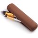 thumbnail image 1 of RV Almacenamiento de brochas de maquillaje grande de color café, soporte para brochas de maquillaje para viajes de negocios, viajes, compras, organizador de brochas de maquillaje, estuche para brochas de maquillaje de viaje Rojo Verde, 1 of 5