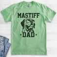 thumbnail image 2 of Mastiff Dad, Unisex Men's Shirt, English Mastiff, Mastiff Owner, Funny Dog Dad Gift, Heather Apple Green, 3X-Large, 2 of 6