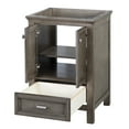 thumbnail image 7 of Craft + Main Bav2422d Brantley 24" Single Free Standing Wood Vanity Cabinet Only - Grey, 7 of 7