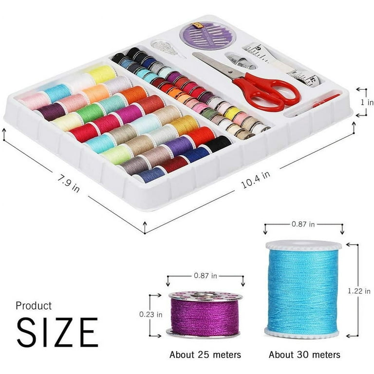 Vnjaoi Sewing Kit Travel Mini Sewing Kits for Adults Kids Traveler Beginner  Emergency Family Repair Small Sewing Kits Needle and Thread Accessories